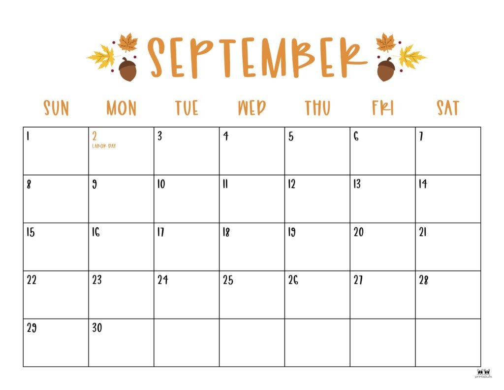 Printable September 2024 Calendar Style